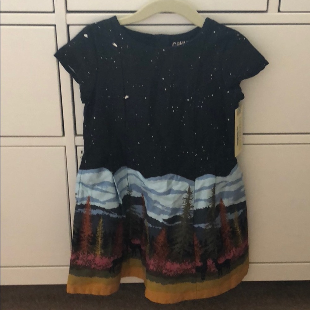 NWT Genuine Kids bu OshKosh Night Sky Dress 3T